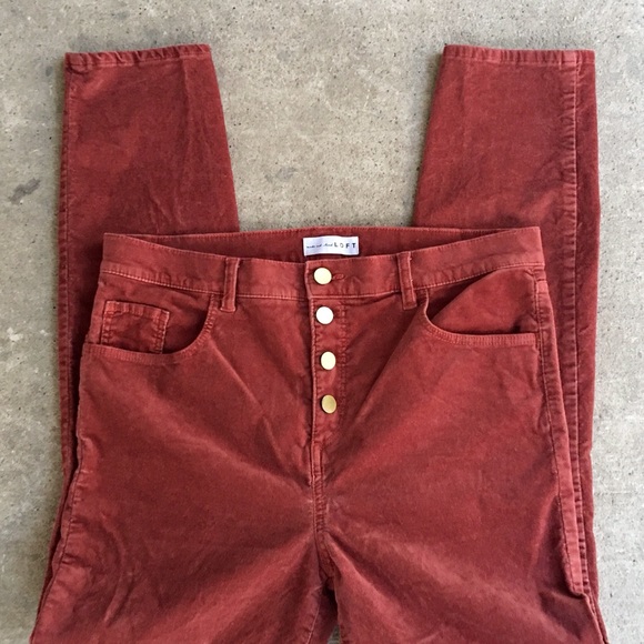 LOFT Pants - 🆕 Listing!  LOFT | Velvet High Waist Skinny Pants